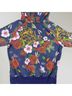Adidas 100% Polyester Floral Blue Red Pullover Hoodie Size S - photo 6