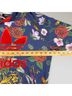 Adidas 100% Polyester Floral Blue Red Pullover Hoodie Size S - photo 9