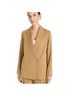 Vince. 96% Tencel 4% Nylon 100% Polyester Tan Blazer Size 12 - photo 1