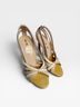 L.A.M.B. 100% Leather Tan Brown Heels Size 5 1/2 - photo 4