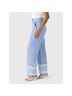 Hunter Bell Graphic Blue White Casual Pants Size 2 - photo 12