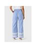 Hunter Bell Graphic Blue White Casual Pants Size 2 - photo 6