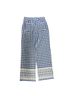 Hunter Bell Graphic Blue White Casual Pants Size 2 - photo 2