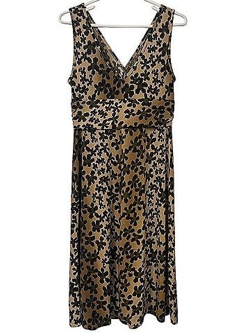 Faith Love Passion Belted V-Neck Floral Midi Dress Casual Dress (view 2)