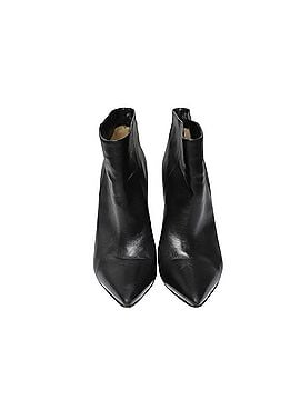 Gianvito Rossi Gianvito Rossi Zipper Ankle Boots in Black Leather (view 2)