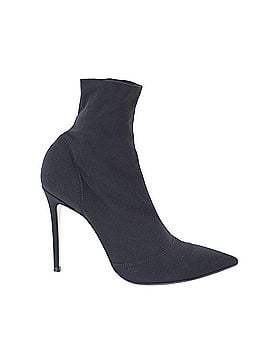 Gianvito Rossi Gianvito Rossi Elite Stretch-Knit Sock Boots in Black Viscose (view 1)