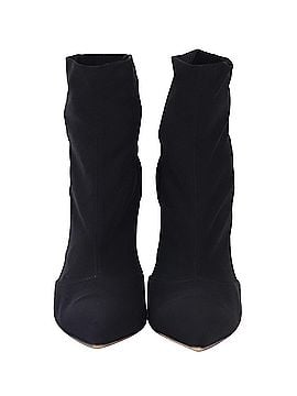 Gianvito Rossi Gianvito Rossi Elite Stretch-Knit Sock Boots in Black Viscose (view 2)
