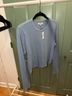 Madewell Blue Long Sleeve Top Size XL - photo 3