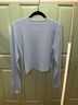 Madewell Blue Long Sleeve Top Size XL - photo 7