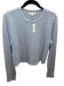 Madewell Blue Long Sleeve Top Size XL - photo 2