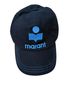 Isabel Marant 100% Cotton 100% Polyester Black Blue Baseball Cap One size - photo 1
