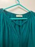 Ulla Johnson 100% Cotton Teal Short Sleeve Blouse Size 10 - photo 3