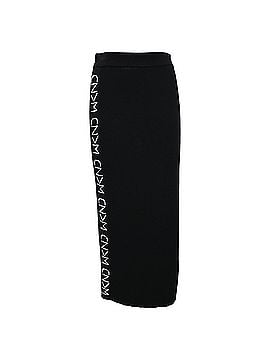 Gill North America Weekend Max Mara Midi Skirt in Black Viscose (view 1)