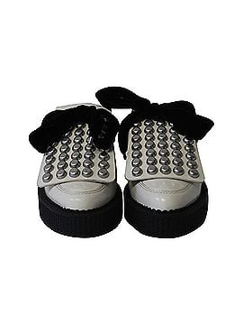 Marc Jacobs Marc By Marc Jacobs Studded Creeper Shoes in Ivory Leather (view 2)
