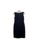 Kasper 100% Polyester 100% Polyester Solid Black Blue Cocktail Dress Size 2 - photo 3