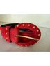 Morgan Taylor 100% Suede Red Belt Size L - photo 7