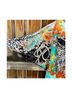 Frank Lyman Design Floral Animal Print Multi Color Cocktail Dress Size 8 - photo 3