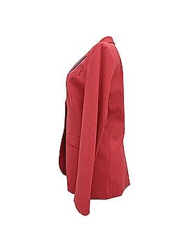 Theory Theory Single-Breasted Blazer in Red Linen (view 2)