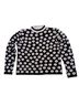 Anthropologie Floral Black White Pullover Sweater Size S - photo 1