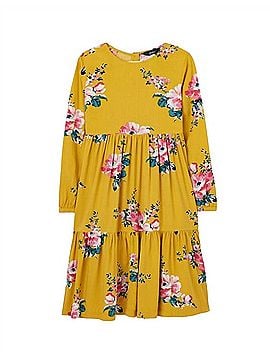 Joules Girl's Tiered Woven Dress (view 1)