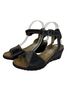 FLY London 100% Leather Black Wedges Size EU 39 - photo 1