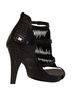 Impo Snake Print Black Heels Size 8 - photo 2