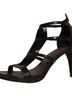 Impo Snake Print Black Heels Size 8 - photo 3