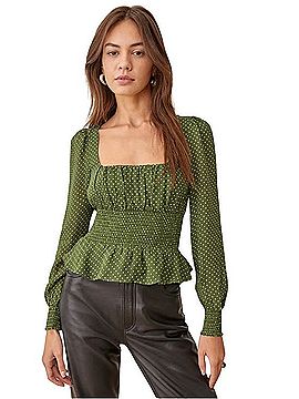 Reformation Long Sleeve Blouse