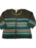 Sundance Print Gray Blue Green Cardigan Size M - photo 1