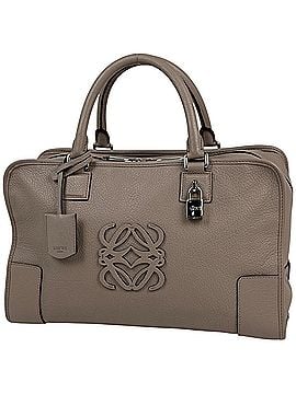 Loewe Loewe Amazona 36 Anagram Leather Greige Women's Bag (view 1)