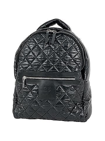 Chanel Chanel Coco Cocoon Backpack, Mark, Nylon, Black, Women's (view 1)