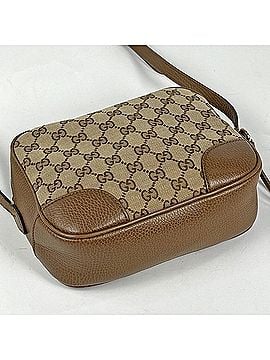 Gucci Gucci GG pattern shoulder bag, canvas, brown, 449413, women's. (view 2)