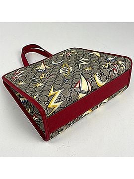Gucci Gucci GG pattern tote bag, children's, space print, coated canvas, 605614, women's. (view 2)