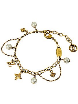 Louis Vuitton Louis Vuitton Blooming Pearl Bracelet, Metal, Gold, Women's (view 1)