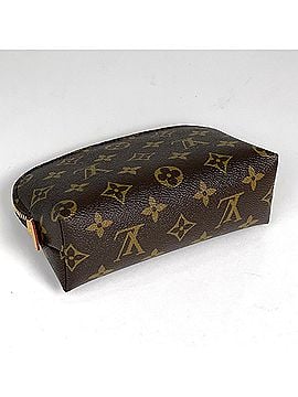 Louis Vuitton Louis Vuitton Pochette Cosmetic Makeup Bag/Pouch, Monogram Brown, M47515, Women's (view 2)
