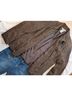DressBarn 100% Acrylic 100% Polyester Solid Brown Blue Jacket Size 12 - photo 4