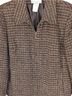 DressBarn 100% Acrylic 100% Polyester Solid Brown Blue Jacket Size 12 - photo 1