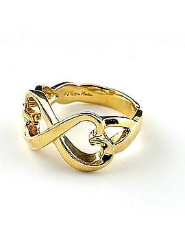 Tiffany & Co. Tiffany &amp; Co. Double Loving Heart Ring, Yellow Gold (YG), 750, Women's Ring (view 2)