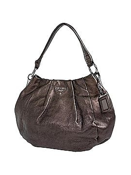 Prada Prada PRADA Logo Shoulder Bag Leather Bronze Women's (view 1)