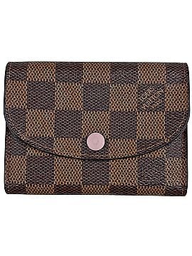 Louis Vuitton Louis Vuitton Portemonnaie Rosalie Wallet/Coin Case, Damier Brown, Rose Ballerine (Pink), N64423, Women's (view 1)