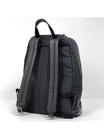 Bvlgari Bulgari BVLGARI Logo Backpack Fragment Nylon Black Women's (view 2)