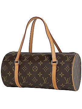 Louis Vuitton Louis Vuitton Papillon 26 Barrel Bag (cylindrical, older model) handbag, Monogram Brown, M51386, women's. (view 1)