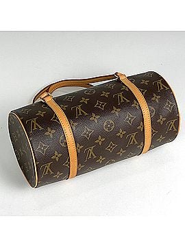 Louis Vuitton Louis Vuitton Papillon 26 Barrel Bag (cylindrical, older model) handbag, Monogram Brown, M51386, women's. (view 2)
