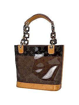 Louis Vuitton Louis Vuitton Cabas Ambre PM Tote Bag, Clear Monogram Handbag, Vinyl, Brown, M92502, Women's (view 1)