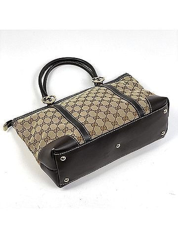 Gucci Gucci GG Pattern Lovely Tote Bag, Canvas, Beige/Brown, 257069, Women's (view 2)