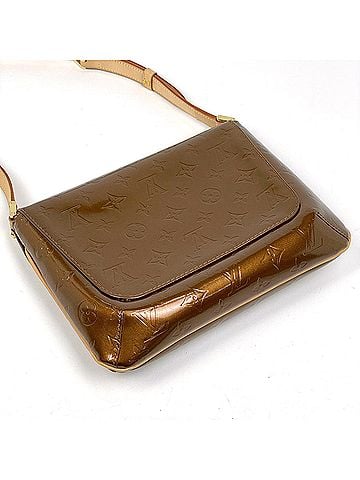 Louis Vuitton Louis Vuitton Thompson Street Enamel Shoulder Bag, Monogram Vernis, Bronze, M91124, Women's (view 2)
