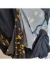 Prabal Gurung Floral Black Yellow Cocktail Dress Size M - photo 7