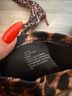 Betsey Johnson Leopard Print Brown Red Boots Size 9 1/2 - photo 4