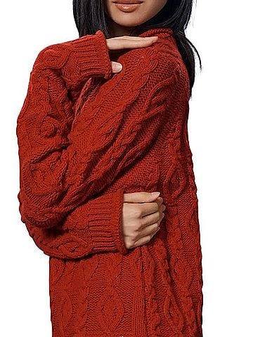 DAMSON MADDER Stitch Interest Wool Sweater (view 2)