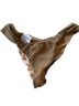 Beach Bunny Gold Two Piece Swimsuit Size L - photo 2